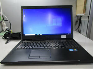 【100円スタート！】DELL Vostro 3750 Corei7-2670QM 2.20GHz/メモリ8GB/HDD750GB/GeForce GT 525M/17.3インチ大画面　管理番号Ｎ-2190