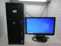 hp Z420 Workstation Xeon E5-1603 0 2.80GHz/メモリ8GB/HDD500GB/NVIDIA Quadro 600/Windows 10 Proインストール済 管理番号D-1475_画像1