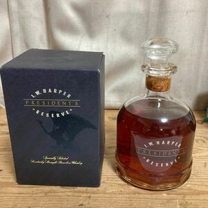 ◇古酒◇未開栓 I.W.HARPER I W ハーパー PRESIDENT'S RESERVE プレジデント リザーブ ウイスキー　750ml 43% 