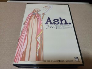 タイトルまで動作確認済　姫屋ソフト　Ash　アッシュ　3.5インチ版　PC-9801 PC-9821 PC-9800 PC-98