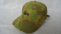 Stussy Jacquard Camo Low Cap ブラウン 半額 50%off CAP ステューシー カモ ストラップバック キャップ 帽子 NY LA LONDON TOKYO PARIS_画像2