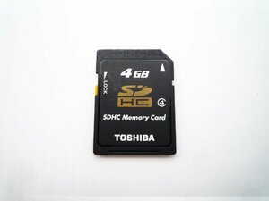 ★東芝 TOSHIBA SDカード 4GB SDHC Memory Card SD-K04G 1002 TV9141 G★/H