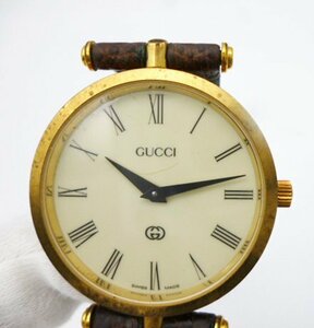 ■GUCCI グッチ 腕時計 シェリーライン GG クォーツ アナログ ゴールドカラー■/A