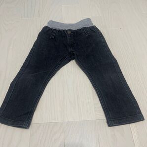ベビー用 ブラックデニムパンツ 90cm