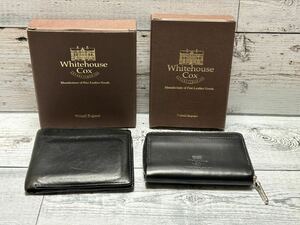 Whitehouse Cox☆財布☆コインケース☆ミニウォレット☆ホワイトハウスコックス☆ブライドルレザー☆ブラック 