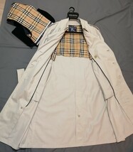 ヴィンテージ バーバリー BURBERRY トレンチコート　ライナー　ベルト付き　ステンカラーコート　ベージュ　165 M L_画像3