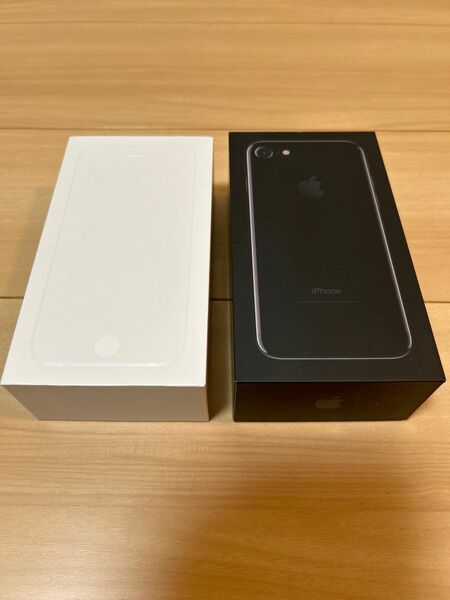 iPhone7(Jet Black), iPhone6(Space Gray)外装箱 空箱