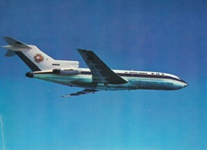 稀少 航空会社発行　全日空　B727就航記念 ポストカード