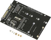 SATA M.2 NGFF SSD & mSATA SSD → 2.5 インチ SATA 3.0 変換 アダプター 2 in 1 Combo M.2 NGFF & mSATA SSD to SATA 3.0_画像4