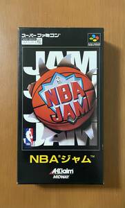 SFC NBA JAM 箱説付き　スーパーファミコンソフト　NBAジャム　バスケ