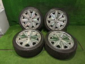 WORK ワーク VARIANZA ヴァリアンツァ 18x7.5J OFF54 PCD114.3 5H DUNLOP ダンロップ LEMANS LM704 225/40R18 ステップワゴン等に売切!!