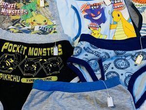 新品タグ付　清潔安心商品　ブリーフ　トランクス　6枚　未使用品　ポケモンのみ