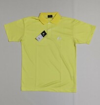 ルーセント　半袖ポロシャツ　ユニセックスLサイズ　黄色　XLP5093　ゲームシャツ_画像1