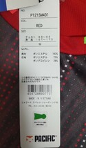 パシフィック　Tシャツ　ドライ素材　メンズMサイズ　赤　PT21SM401_画像4