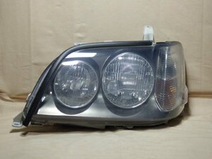 コーティング加工済み トヨタ クラウン JZS173 ヘッドランプ HID コイト 30-280 81160-3A850 レンズ再生済 レベライザー不動のためジャンク