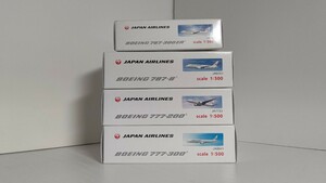 1/500 hogan JAL JAPAN AIRLINES 日本航空 BOEING 777-300 / 777-200 / 787-8 / 767-300ER 4機セット　①