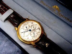 ■ Операция / Красивые товары Maurice Lacroix Mauris Lacroa Watch Automatic Wrap Skeleton Back Squer