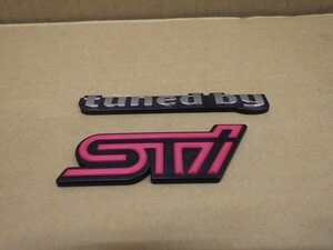 【岩手 盛岡発】中古 純正 TUNED BY STI レガシィ CBA-BP5 エンブレム 2ケセット