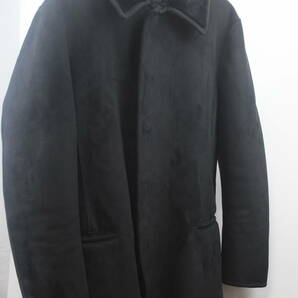 正規品 極美品 ARMANI collezioni アルマーニ スエード調 ジャケット フロイントホック ブラックの画像2