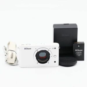 【良品】Nikon ニコン Nikon 1 J2 ボディ ホワイト N1J2WH #946