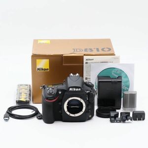 【新品級】★ショット数「2,264回」Nikon ニコン D810 ボディ #1079