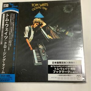 Tom Waits Closing Time 2018リマスター 紙ジャケ 帯、外フィルム付き