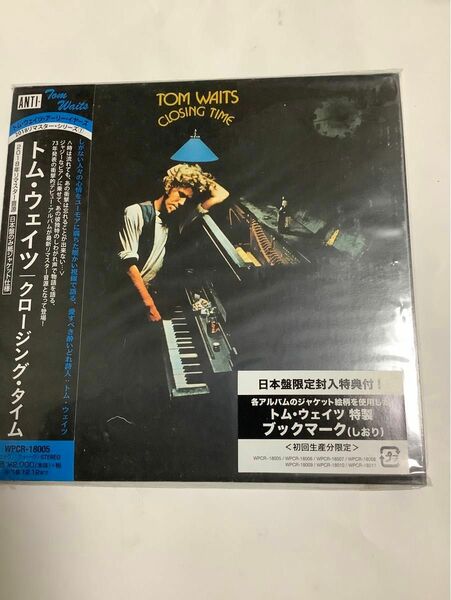 Tom Waits Closing Time 2018リマスター 紙ジャケ 帯、外フィルム付き