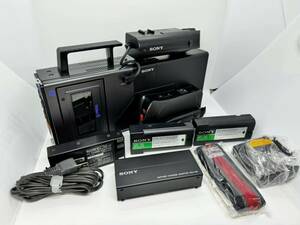 ◇昭和レトロ SONY ソニー ビデオカメラレコーダー CCD-V8 Video8 アンティーク コレクション ケース付