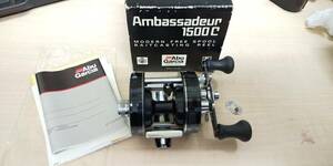 Abu Garcia Ambassadeur 1500C アブガルシア アンバサダー ブラック ベイトリール 箱つき 現状品