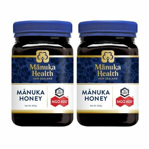 マヌカハニー MGO400+ 500g 2個セット 正規品 UMF13+ マヌカ 蜂蜜 ニュージーランド Manuka Health マヌカヘルス