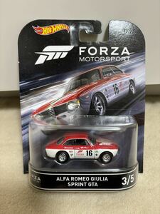 ホットウィール Hot Wheels ALFA ROMEO GIULIA SPRINT GTA アルファロメオ　Forza motorsport