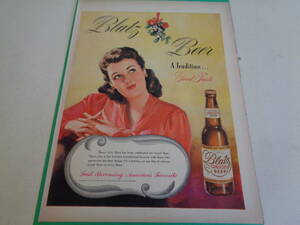 prompt decision advertisement Ad ba Thai Gin g beer BEER 1940s aluminium saucepan kitchen miscellaneous goods retro antique Vintage 