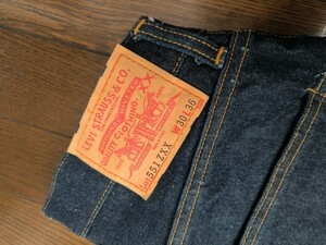 Levi's 551zxx バレンシア復刻　刻印 555　リーバイスヴィンテージ　レプリカ　90's　米国製　BIG E　W30 L36 裾補正有り mada in USA 美品