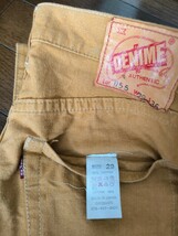 メンズパンツ denime ドゥニーム フルカウント アメカジ カラー ジーンズ ストレート W29 L36 _画像1