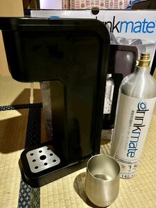 drinkmate DRM1004スターターセット(本体・142Lマグナムシリンダー・専用Lボトル)にSボトル・ ステンレスタンプラーのセットの中古です！