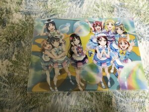 219クリアファイル　ラブライブ!サンシャイン 電撃G’s magazine号外 セブンイレブン特典 曜 花丸 果南 鞠莉 ダイヤ 梨子 千歌 善子