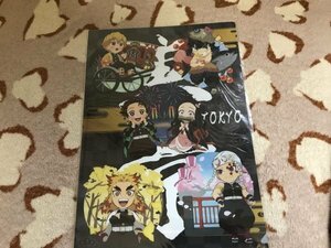 135クリアファイル　鬼滅の刃 ufotable 全集中展 東京　イベント限定　煉獄杏寿郎　宇髄天元　竈門炭治郎　禰豆子　善逸