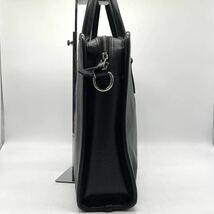 1円〜【美品 定価10万超】COACH コーチ ボンド ブリーフケース ビジネスバッグ 2way レザー 本革 斜め掛け ショルダー トート A4 PC メンズ_画像5