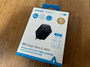 Anker 511 Charger (Nano 3, 30W) ブラック A2147N11 新品・未開封