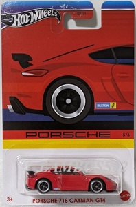 2024 ウォルマート 限定 #5/6 ホットウィール Porsche 718 Cayman GT4 ポルシェ 718 ケイマン GT4 Hot Wheels Walmart Porsche