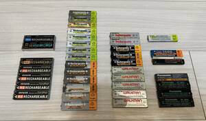 ガム電池　充電式ニッケル水素電池 まとめ　大量38本　SONY, AIWA, Panasonic, Hitachi