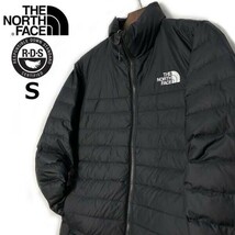 1円～!売切!【正規新品】THE NORTH FACE FLARE DOWN JACKET2 ダウンジャケット US限定 防寒 軽量 ロゴ刺繍 フレアダウン(S)黒 190122-85_画像1