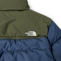 1円～!売切!【正規新品】THE NORTH FACE◆1992 LOW-FI HI-TEK NUPTSE JACKET ダウン ヌプシ US 限定品 撥水 ロゴ刺繍(L)青 緑 190122-190_画像9