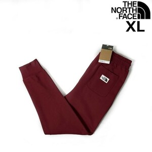 1円～!売切!【正規新品】THE NORTH FACE◆HERITAGE PATCH JOGGERS ジョガーパンツ スウェット US限定 ロゴパッチ 裏起毛(XL)赤 190110-25