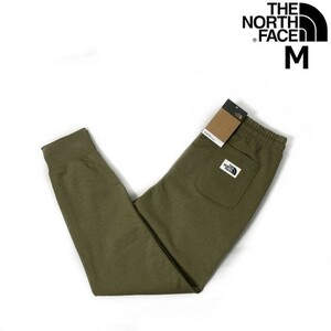 1円～!売切!【正規新品】THE NORTH FACE◆HERITAGE PATCH JOGGERS ジョガーパンツ US限定 ロゴパッチ 裏起毛(M)カーキ 190110-25