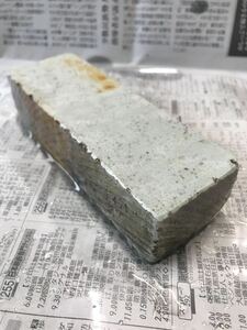 会津砥？ 天然砥石 約0.5kg 中砥石 希少 砥石 刃物 研ぎ 大工道具 鉋 鑿 japanese natural stone aizu? 