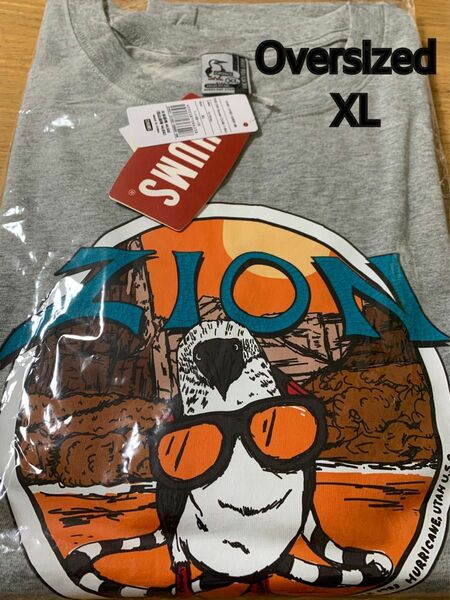 新品タグ付き　CHUMS 　Oversized ZION Souvenir 