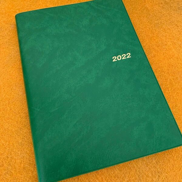 手帳 メモ　ノート　企業ノベルティ　2022年　未使用 スケジュール帳　おまけ付き(ボールペン１本)