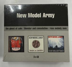 New Model Army / the ghost of cain / thunder and consolation / raw melody men CD3枚組 未開封品