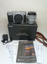 FUJIFILM 富士フィルム X-A5 レンズキット XC15-45mm F3.5-5.6 OIS PZ 箱付属品付き_画像1